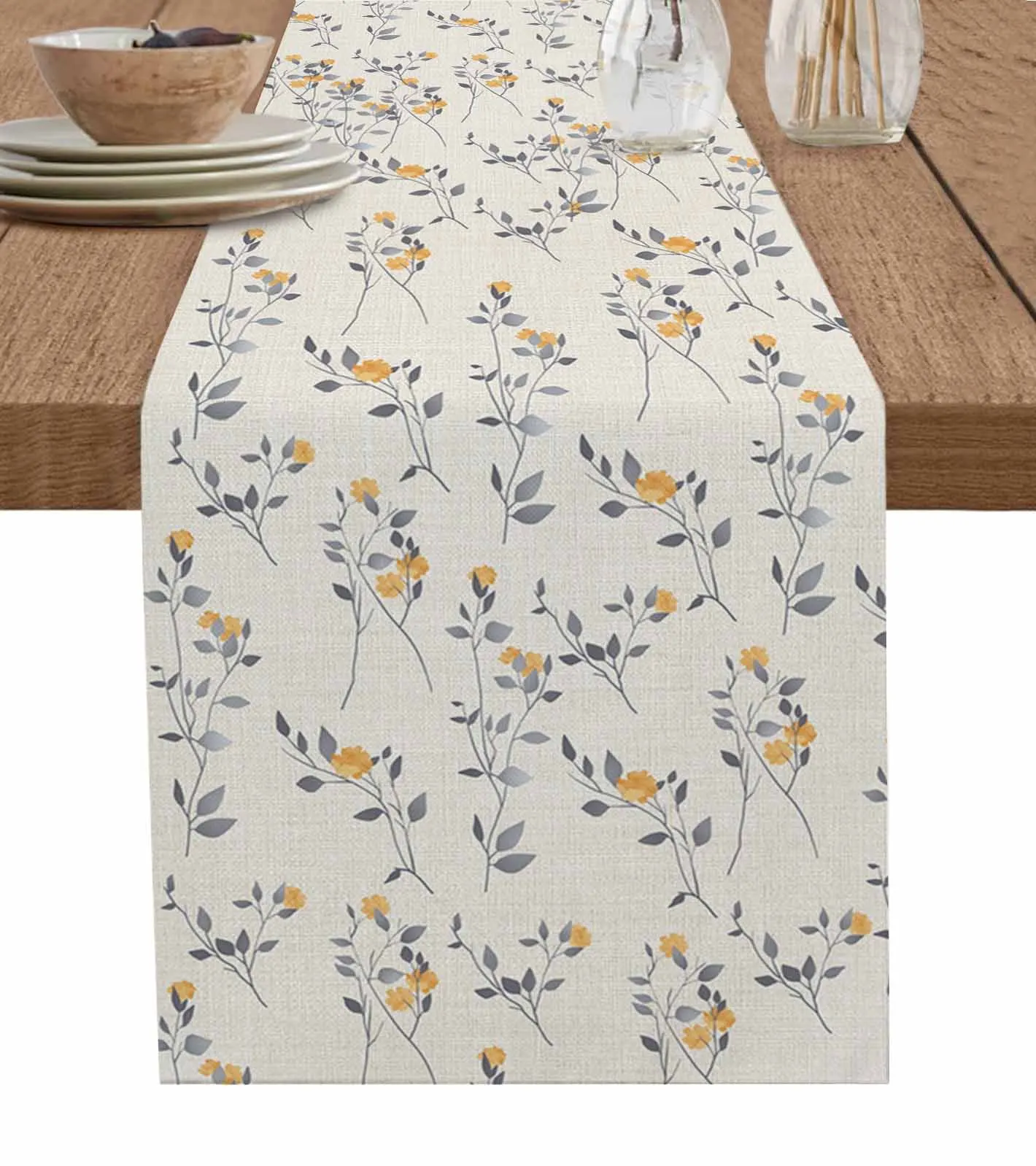 Hand-Painted Leaf Plant Yellow Decorations Coffee Table Decor Tablecloth Table Kitchen Decorative Table Runner
Hand-Painted Leaf Plant Yellow Decorations Coffee Table Decor Tablecloth Table Kitchen Decorative Table Runner