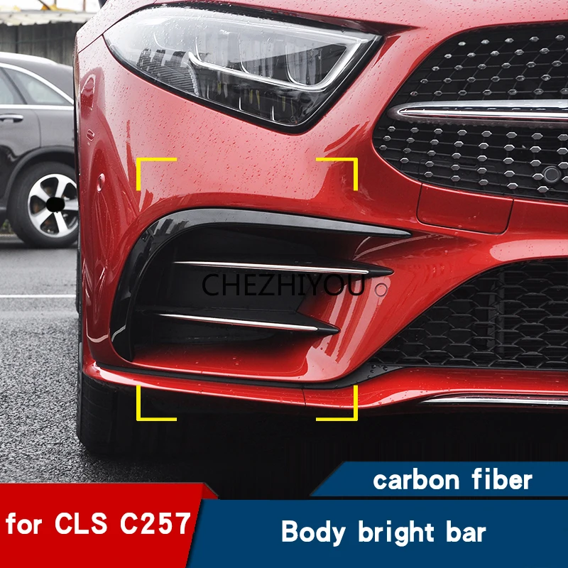 Car carbon fiber front bumper accessories for Mercedes CLS300 350 cls C257 W257 car stickers decorative rear bumper 2018-2020
Car carbon fiber front bumper accessories for Mercedes CLS300 350 cls C257 W257 car stickers decorative rear bumper 2018-2020