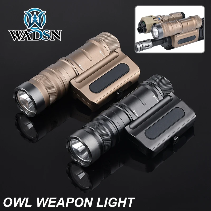 OWL Flashlight 1500Lumens CloudDefensive Optimized Weapon Light White LED Strobe Fit hunting 20mm Rail Airsoft Rifle Scout Light
OWL Flashlight 1500Lumens CloudDefensive Optimized Weapon Light White LED Strobe Fit hunting 20mm Rail Airsoft Rifle Scout Light