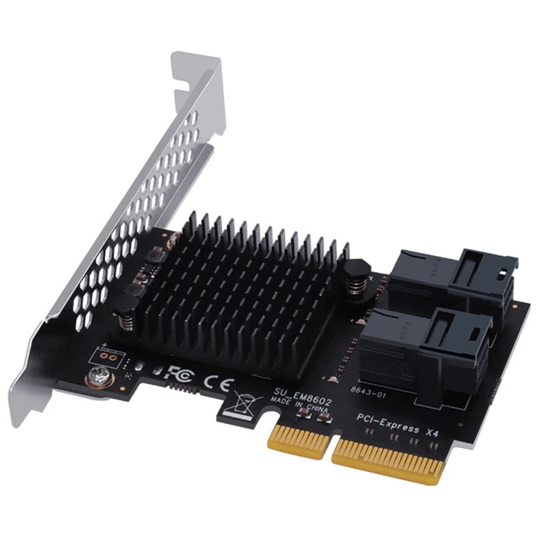 Плата расширения PCI-E к SFF-8643, 2-портовая стандартная, адаптер для жесткого диска U2 NVME, двойной порт, без разъема
Плата расширения PCI-E к SFF-8643, 2-портовая стандартная, адаптер для жесткого диска U2 NVME, двойной порт, без разъема