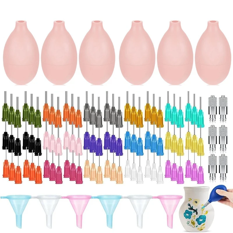 108 шт., эмалированные бутылки для керамики, 6 аппликаторов
108 шт., эмалированные бутылки для керамики, 6 аппликаторов