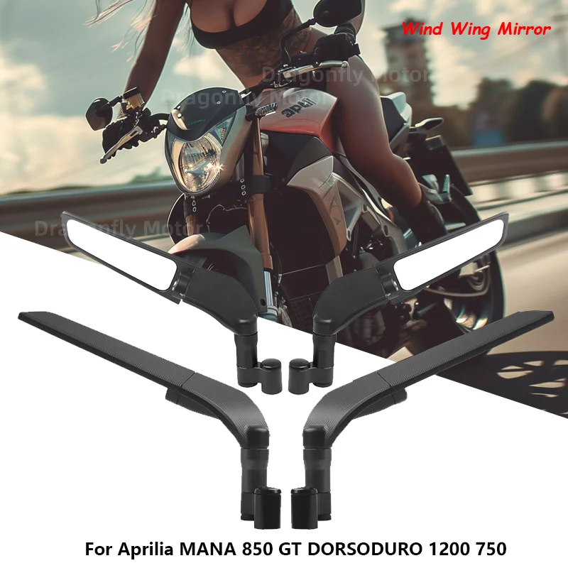 For Aprilia MANA 850 GT DORSODURO 1200 750 Universal Motorcycle Mirror Wind Wing side Rearview Reversing mirror Accesorios
For Aprilia MANA 850 GT DORSODURO 1200 750 Universal Motorcycle Mirror Wind Wing side Rearview Reversing mirror Accesorios