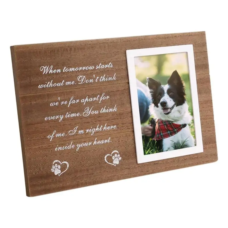 Dog Frames For Pictures Memorial Wooden Photo Frame For Pets Photo Frame With Paw Prints And Heartfelts Poem Pet Bereavement
Dog Frames For Pictures Memorial Wooden Photo Frame For Pets Photo Frame With Paw Prints And Heartfelts Poem Pet Bereavement
