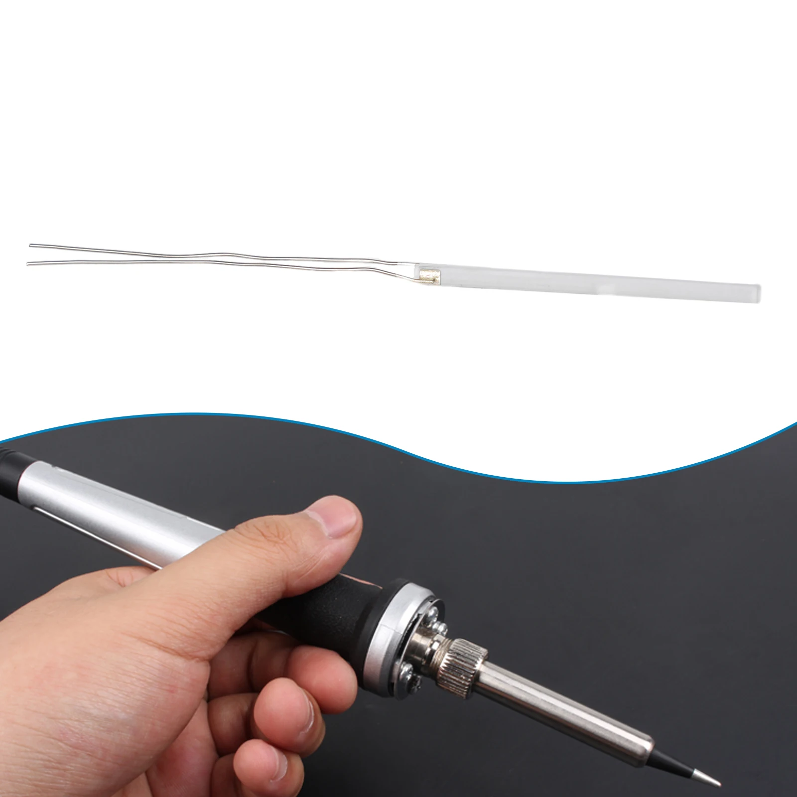 1PC Adjustable Temperature Electric Soldering Iron Heater 220V 80W 60W 100W Ceramic Internal Heating Welding Tool Accessories
1PC Adjustable Temperature Electric Soldering Iron Heater 220V 80W 60W 100W Ceramic Internal Heating Welding Tool Accessories