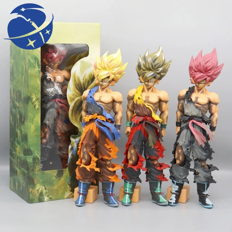 

Anime Dragon Ball Son Goku Aciton Figure Gk Model Doll Pvc Figures Big Size Statue Comic Color Super Saiyan Gift 32cm