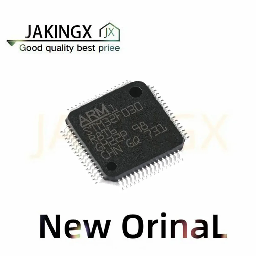 1-100Pcs New Original STM32F030C8T6 32F030C8T6 64KB 2.4V~3.6V ARM Cortex-M0 8KB 48MHz FLASH 39 LQFP-48(7x7) Microcontroller Un
1-100Pcs New Original STM32F030C8T6 32F030C8T6 64KB 2.4V~3.6V ARM Cortex-M0 8KB 48MHz FLASH 39 LQFP-48(7x7) Microcontroller Un