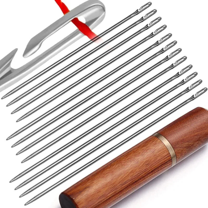 12Pcs Box Blind Sewing Needles Household Sewing Stainless Steel Threading Needle Elderly Needless Hole Diy Beading Jewelry Craft
12Pcs Box Blind Sewing Needles Household Sewing Stainless Steel Threading Needle Elderly Needless Hole Diy Beading Jewelry Craft