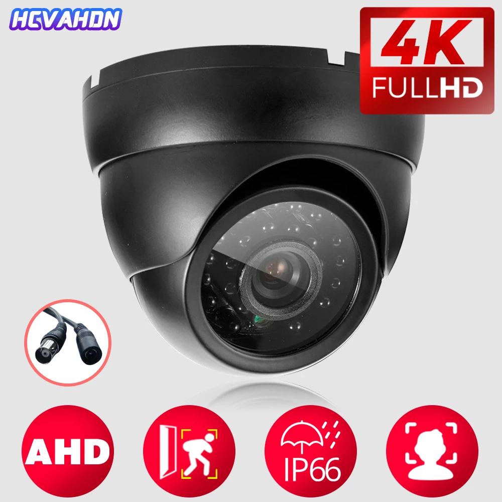 

New 4K Ultra HD 8MP TVI CVI AHD Camera Outdoor H.265 Metal Dome CCTV Home 8MP IR infrared Night Vision Security Camera For DVR