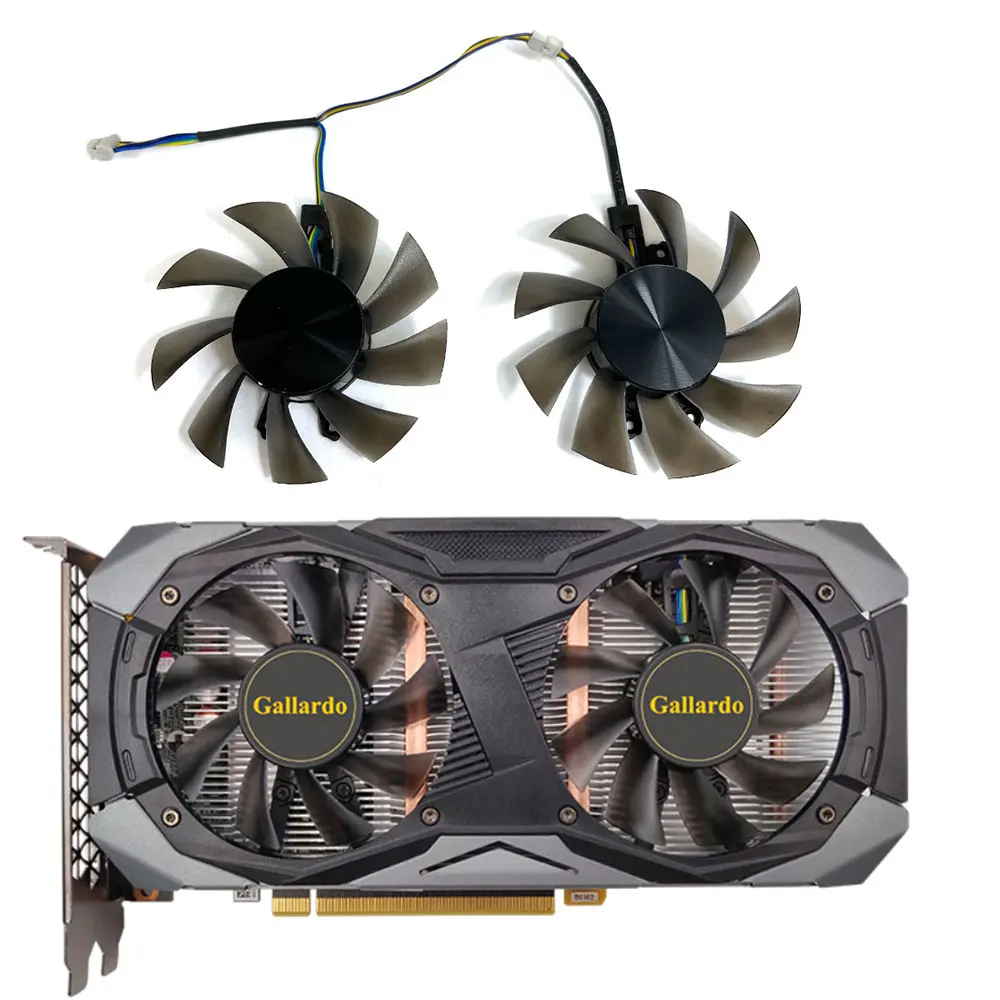 2PCS 75MM 4PIN GPU fan, For WANLI CMP 30HX, WANLI GTX 1660, 1660Super, 1660TI Gallardo, WANLI RTX 2060 Video card cooling fan
2PCS 75MM 4PIN GPU fan, For WANLI CMP 30HX, WANLI GTX 1660, 1660Super, 1660TI Gallardo, WANLI RTX 2060 Video card cooling fan