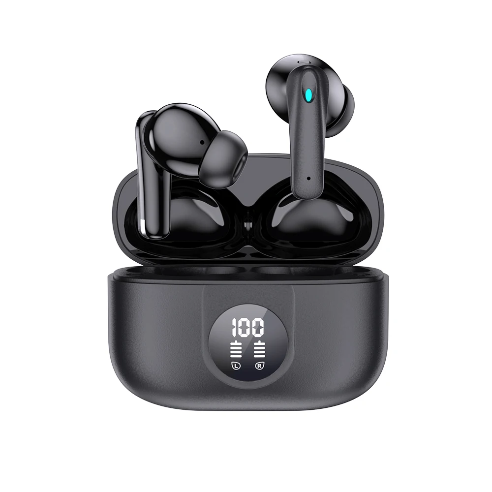 

Original OUKADUN Wireless Bluetooth Earbuds ANC HiFi Music Earphones Headphones Sports Waterproof Headset With Mic Earbuds New