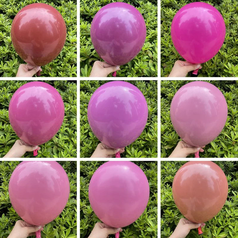 50 ~ 10 шт. 5/10/12/18/дюймовые розово-красные двухслойные латексные воздушные шары гранатово-красные стандартные украшения для свадьбы дня рождения 
50 ~ 10 шт. 5/10/12/18/дюймовые розово-красные двухслойные латексные воздушные шары гранатово-красные стандартные украшения для свадьбы дня рождения