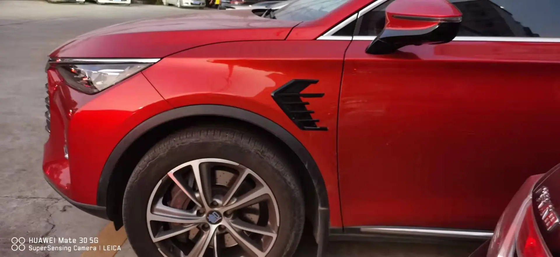 Generic Car Side Air Flow Vent Hood Vent Car Vent Air Scoop Hood