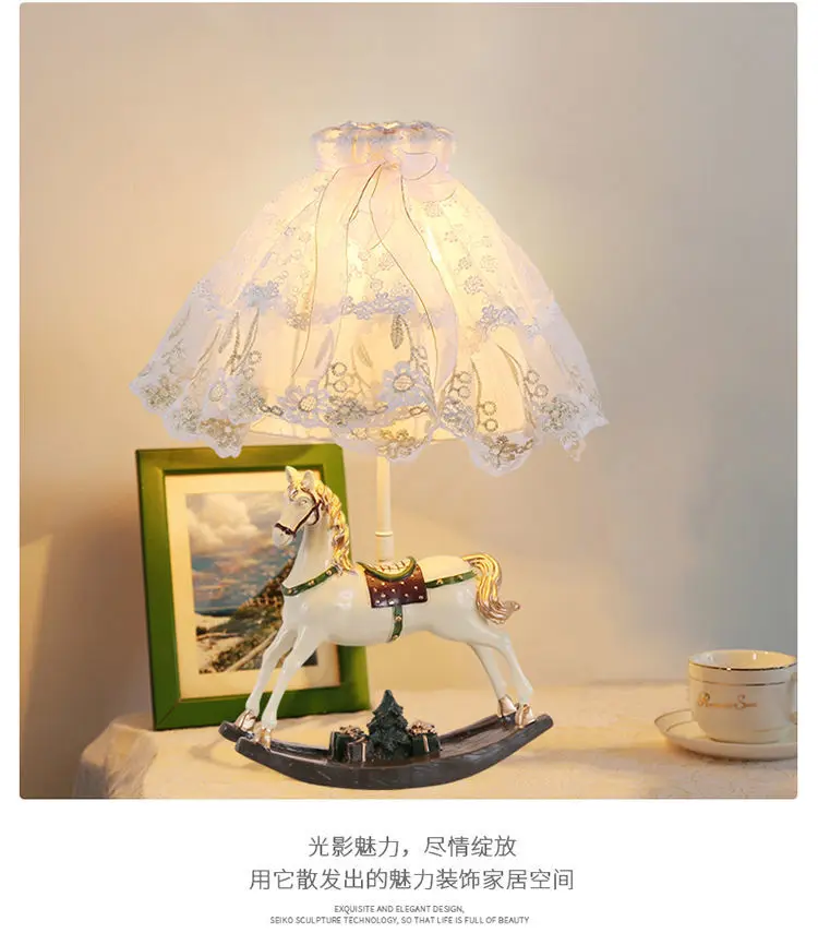 European Style Creative Desk Lamp Warm and Romantic Wedding Gift Korean Pastoral LED Bedroom Bedside Desk lamp Dropshipping
European Style Creative Desk Lamp Warm and Romantic Wedding Gift Korean Pastoral LED Bedroom Bedside Desk lamp Dropshipping