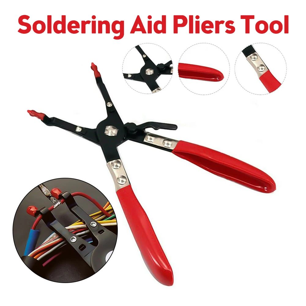 Multi-function Automobile Welding Clamp Soldering Aid Plier Hold 2 Wires Universal Electric Wire Welding Clamp Repair Tool 
Multi-function Automobile Welding Clamp Soldering Aid Plier Hold 2 Wires Universal Electric Wire Welding Clamp Repair Tool