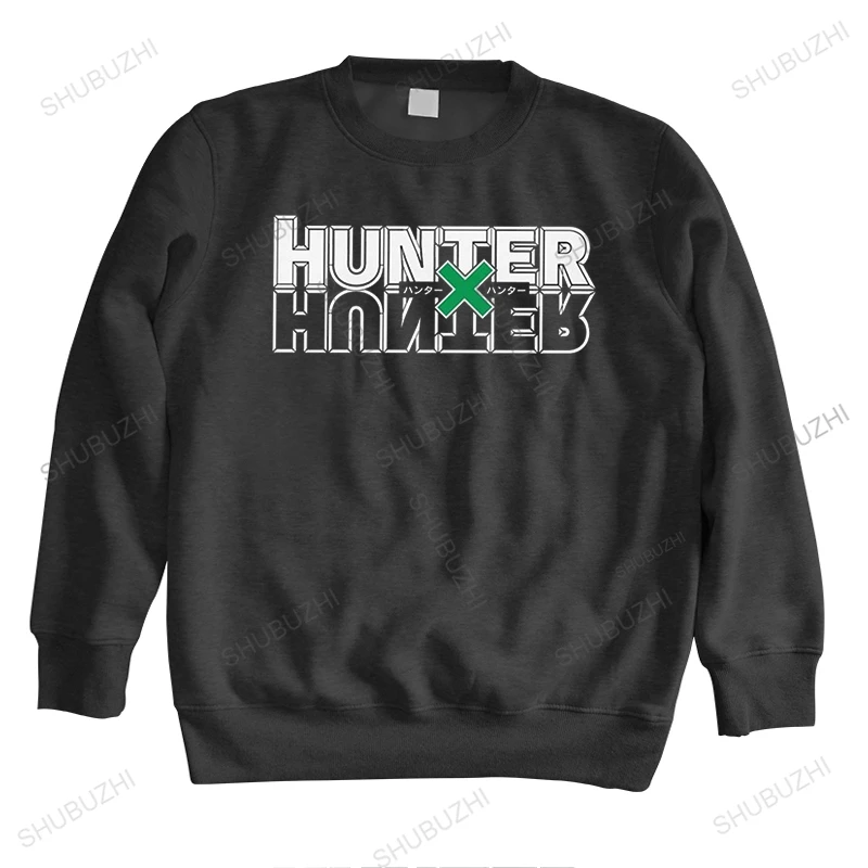 

Мужская хлопковая толстовка Hunter X Hunter, темно-серая кофта с японским Аниме Манга, модная толстовка, осенняя Толстовка