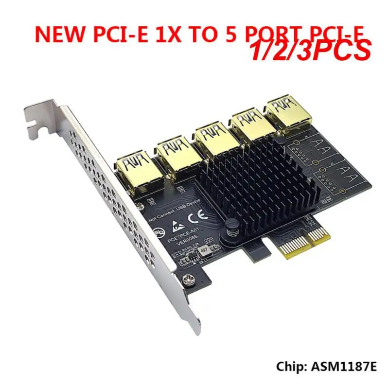 1/2/3PCS Pcie 1 To 5 Riser Adapter 5 Slots Convenient Metal Pci-e Slot Mini For Windows Xp/7/8/10
1/2/3PCS Pcie 1 To 5 Riser Adapter 5 Slots Convenient Metal Pci-e Slot Mini For Windows Xp/7/8/10