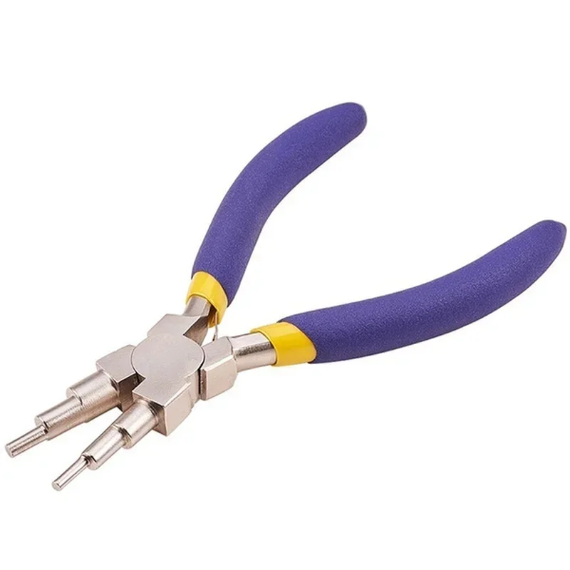 6-in-1 Carbon Steel Round Nose Jewelry Pliers Bail Making Pliers DIY Hand Tool Metal Lobster Buckle Earring Hooks Six-section
6-in-1 Carbon Steel Round Nose Jewelry Pliers Bail Making Pliers DIY Hand Tool Metal Lobster Buckle Earring Hooks Six-section