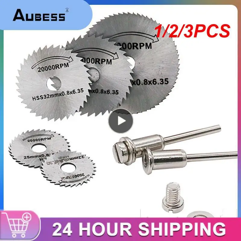 1/2/3PCS TASPMini Circular Saw Blade Set HSS Cutting Disc Rotary Tool Accessories for Dremel Compatible Wood Plastic Aluminum
1/2/3PCS TASPMini Circular Saw Blade Set HSS Cutting Disc Rotary Tool Accessories for Dremel Compatible Wood Plastic Aluminum