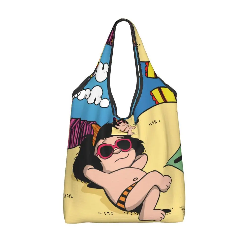 Custom Vintage Mafalda Manga Grocery Shopping Bag 178 S07bc862caf1d4d78ac3642f94ab92f94H