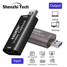 Portable Audio Video Capture Cards HDMI to USB 2.0 1080P 4K Record Via DSLR Camcorder Action Cam for High Definition Acquisition 
Portable Audio Video Capture Cards HDMI to USB 2.0 1080P 4K Record Via DSLR Camcorder Action Cam for High Definition Acquisition