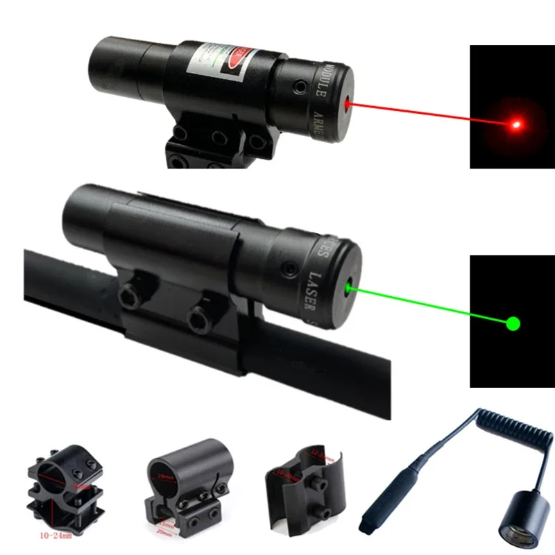 

Red/Green Dot Laser Sight Scope Laser With Mount For Pistol Picatinny Rail And Rifle Tactical For Airsoft Hunting Shooting