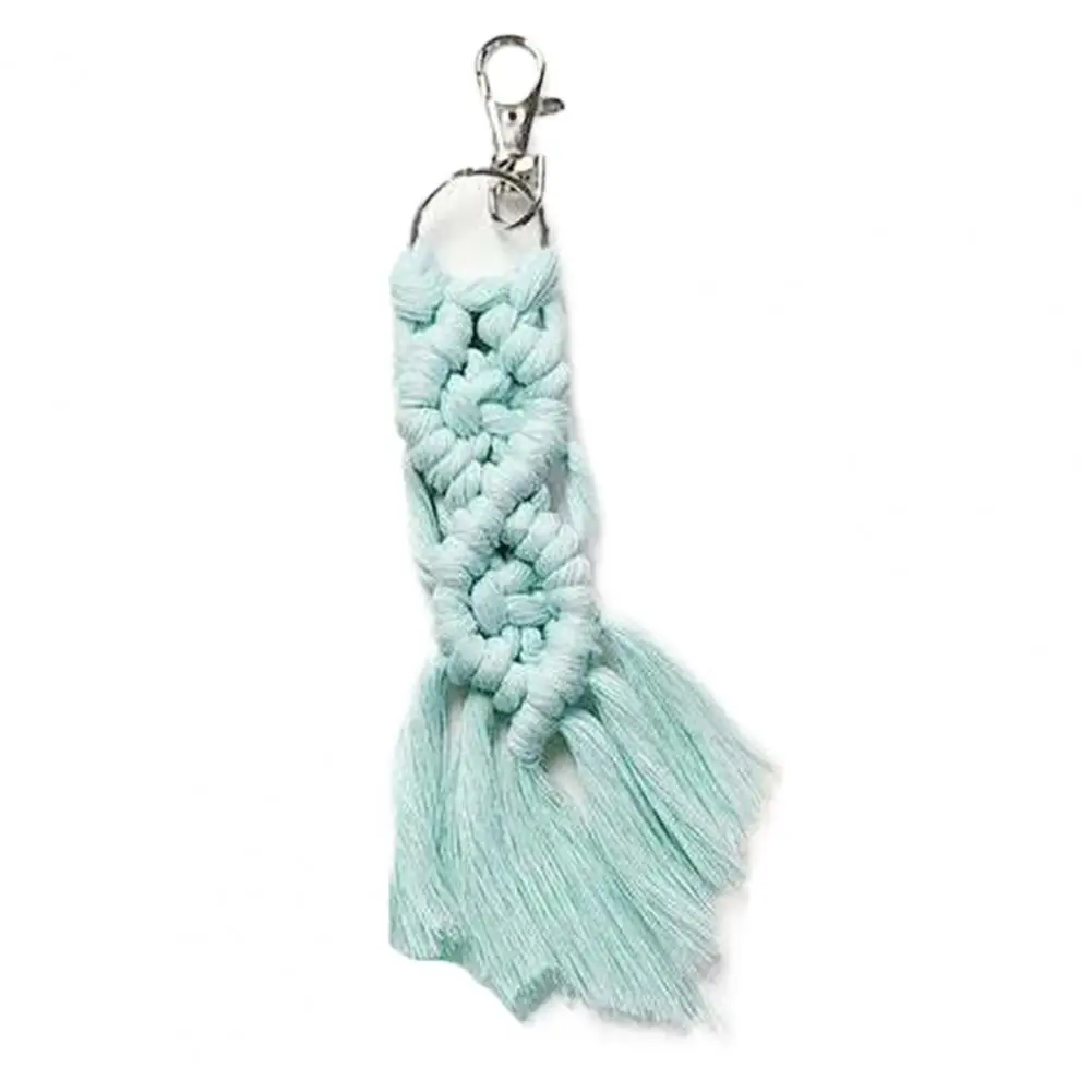 Boho Tassel Keychain - Hand-Woven Macrame with Vintage Metal Charm 16 S07bf7d3db44946b2936d8d0bef95b3a6J