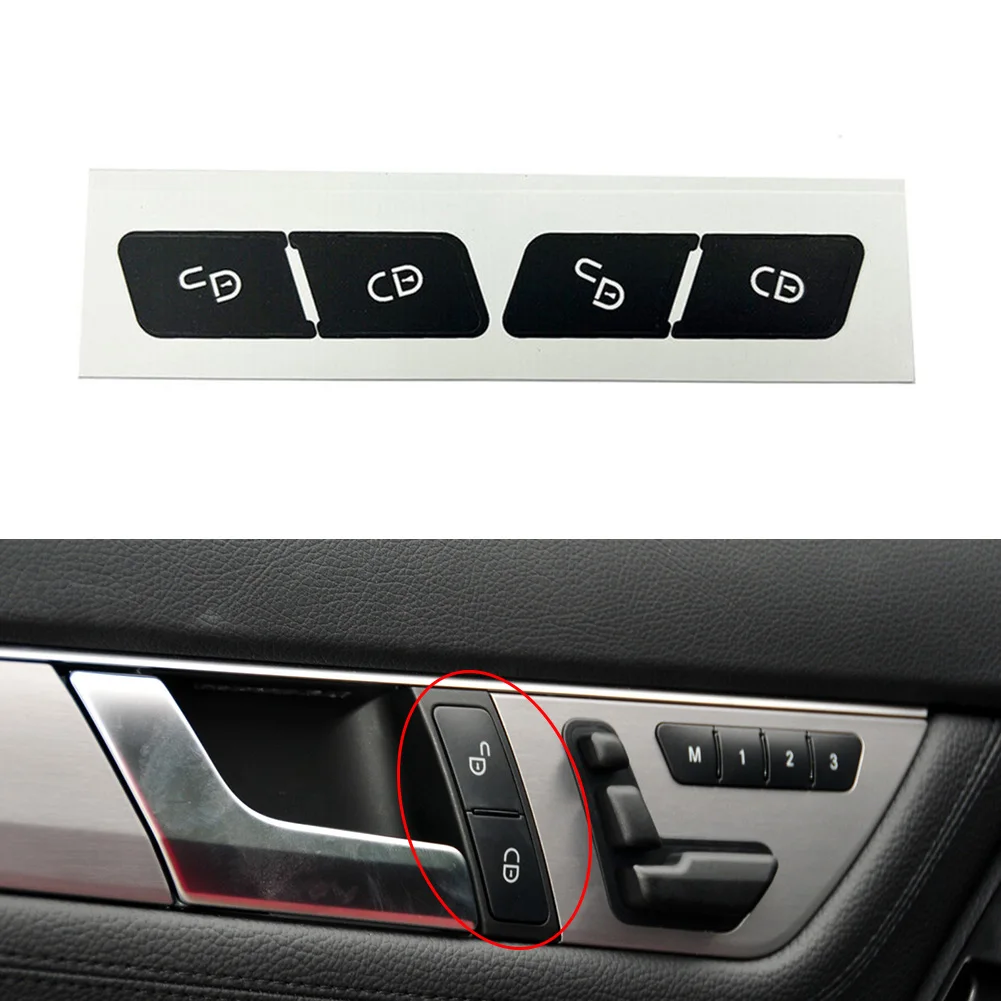 Black Car Interior Door Lock Switch Button Repair Stickers For Mercedes-Benz W204 C300 2007-2014 High Grade Vinyl
Black Car Interior Door Lock Switch Button Repair Stickers For Mercedes-Benz W204 C300 2007-2014 High Grade Vinyl