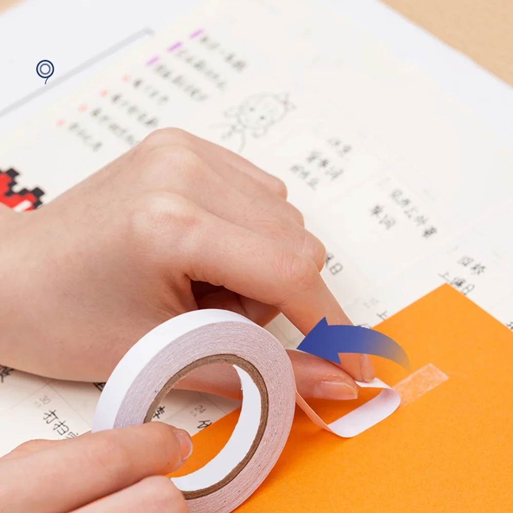 8M White Super Strong Double Sided Adhesive Tape Paper Strong Ultra-thin High-adhesive Cotton Double-sided Tape for Home Office
8M White Super Strong Double Sided Adhesive Tape Paper Strong Ultra-thin High-adhesive Cotton Double-sided Tape for Home Office