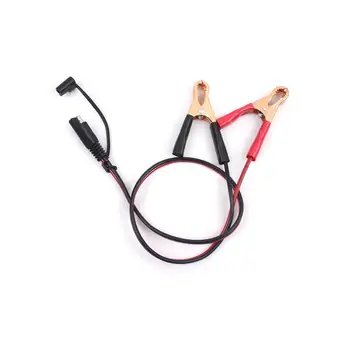 Sae-차량용 배터리 충전기 클립 연장 케이블, 16awg Sae 2 핀 빠른 분리 클램프 커넥터 코드 드롭쉽