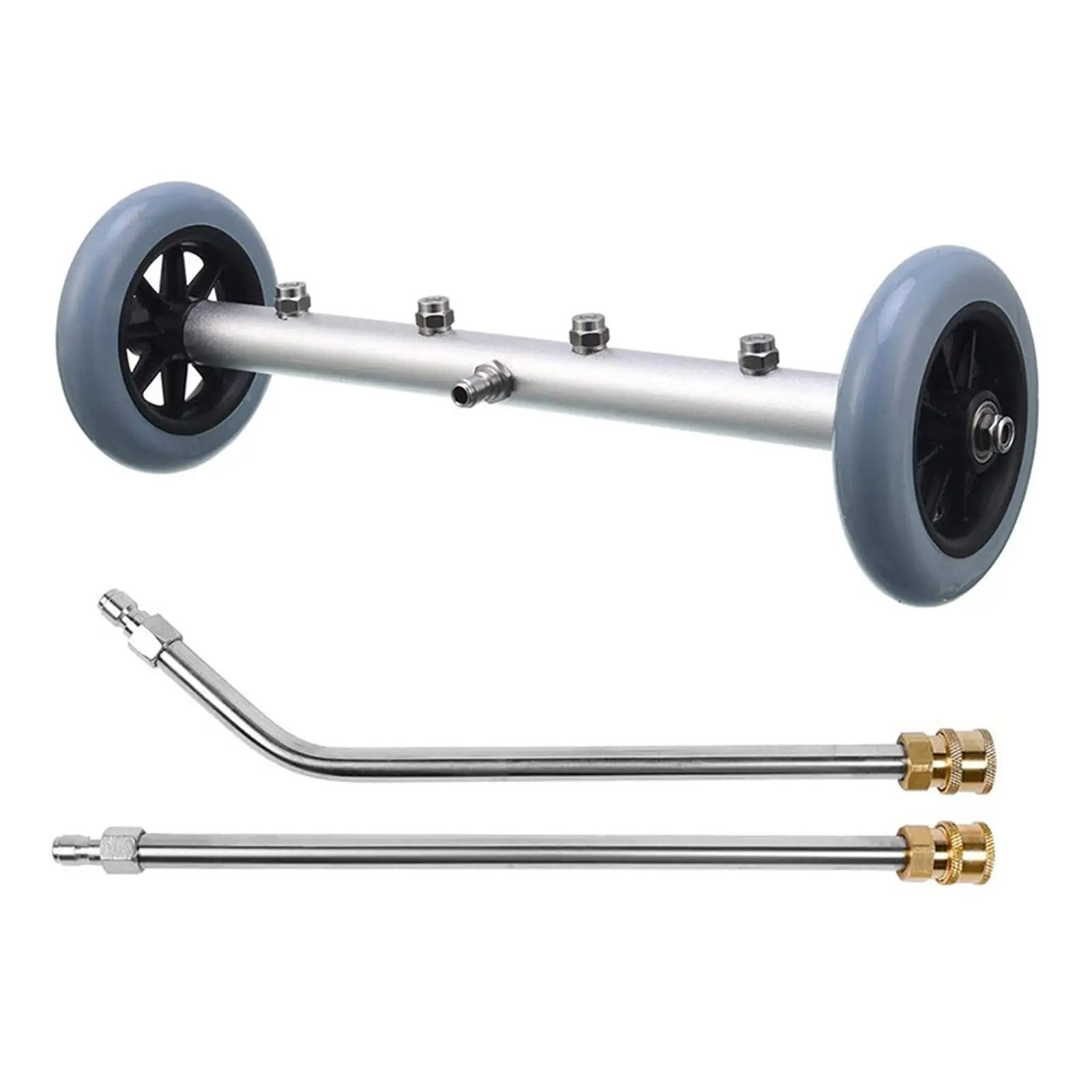 Undercarriage Pressure Washer Attachment Multifunctional Surface Cleaner Tool 16 inch under Car Wash Pressure Washer Water Broom
Undercarriage Pressure Washer Attachment Multifunctional Surface Cleaner Tool 16 inch under Car Wash Pressure Washer Water Broom