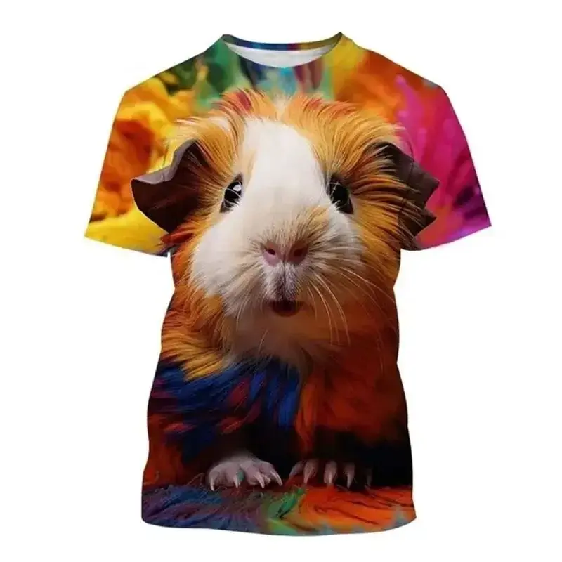 Summer Men Color Animal Oil Painting Hamster Pattern 3d Printed T-Shirt Fashion O Collar Short Sleeve Loose Plus Size Top
Summer Men Color Animal Oil Painting Hamster Pattern 3d Printed T-Shirt Fashion O Collar Short Sleeve Loose Plus Size Top