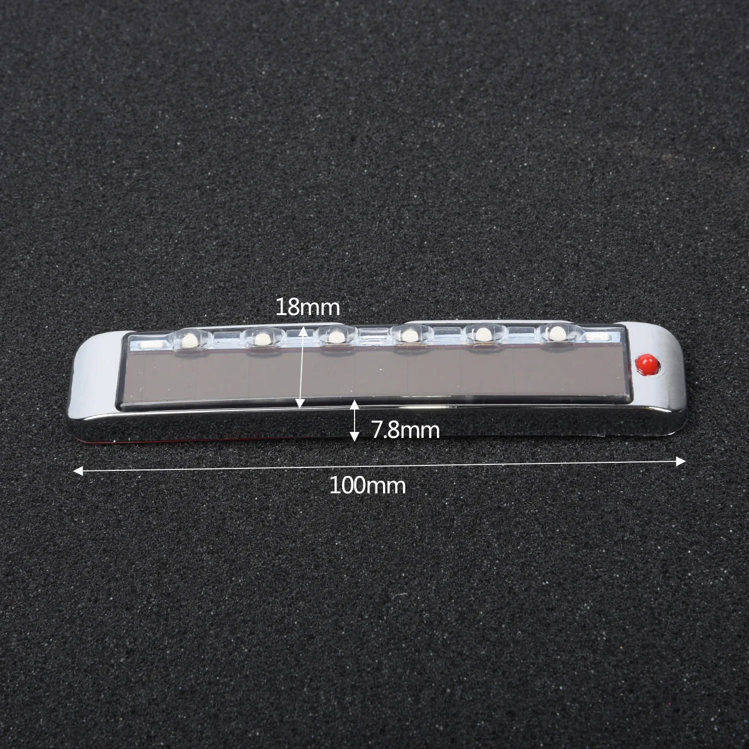 Turn Blinker Wireless LED Strobe Power 100*18*7.8mm Auto Universal Colorful Light 7 Colors Car Solar Flash Side
Turn Blinker Wireless LED Strobe Power 100*18*7.8mm Auto Universal Colorful Light 7 Colors Car Solar Flash Side