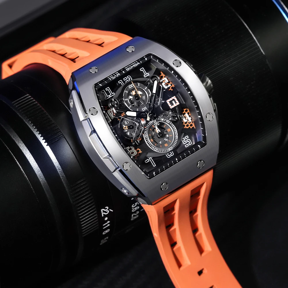 TSAR BOMBA Clock Fashion Luxury Brand Business Quartz Watch Men's Chronograph Big Dial Men's Watch
TSAR BOMBA Clock Fashion Luxury Brand Business Quartz Watch Men's Chronograph Big Dial Men's Watch