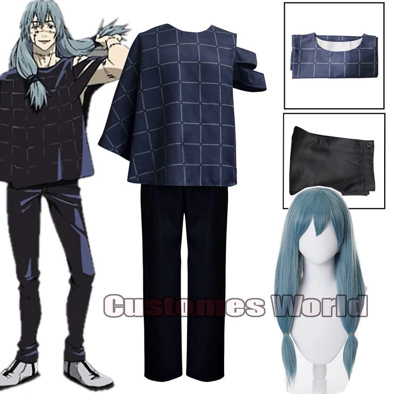 Anime Uniform Jujutsu Kaisen Mahito Cosplay Costume Comics Shoes Wigs Dark Blue T-shirt Top Gift Unsex Halloween Cosplay Outfits
Anime Uniform Jujutsu Kaisen Mahito Cosplay Costume Comics Shoes Wigs Dark Blue T-shirt Top Gift Unsex Halloween Cosplay Outfits