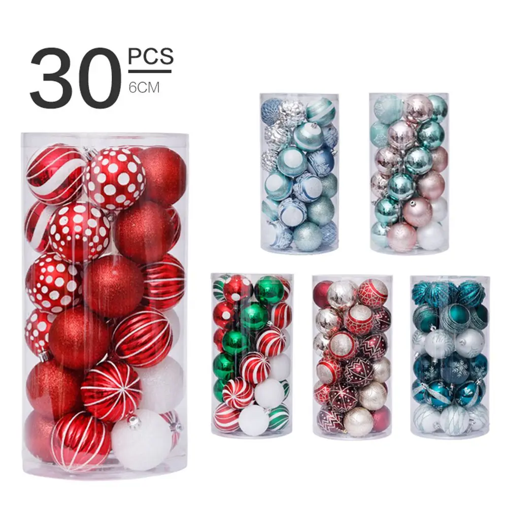 Xmas Balls Christmas Baubles 30Pcs 6cm Anniversaries Birthdays Holiday Decorations Light Parties Plastic Weddings Supplies
Xmas Balls Christmas Baubles 30Pcs 6cm Anniversaries Birthdays Holiday Decorations Light Parties Plastic Weddings Supplies