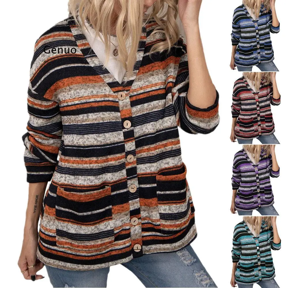 cardigan Women Sweaters new 2021 autumn winters v-neck knitted pocket long-sleeved buttons sweaters women fashion
cardigan Women Sweaters new 2021 autumn winters v-neck knitted pocket long-sleeved buttons sweaters women fashion
