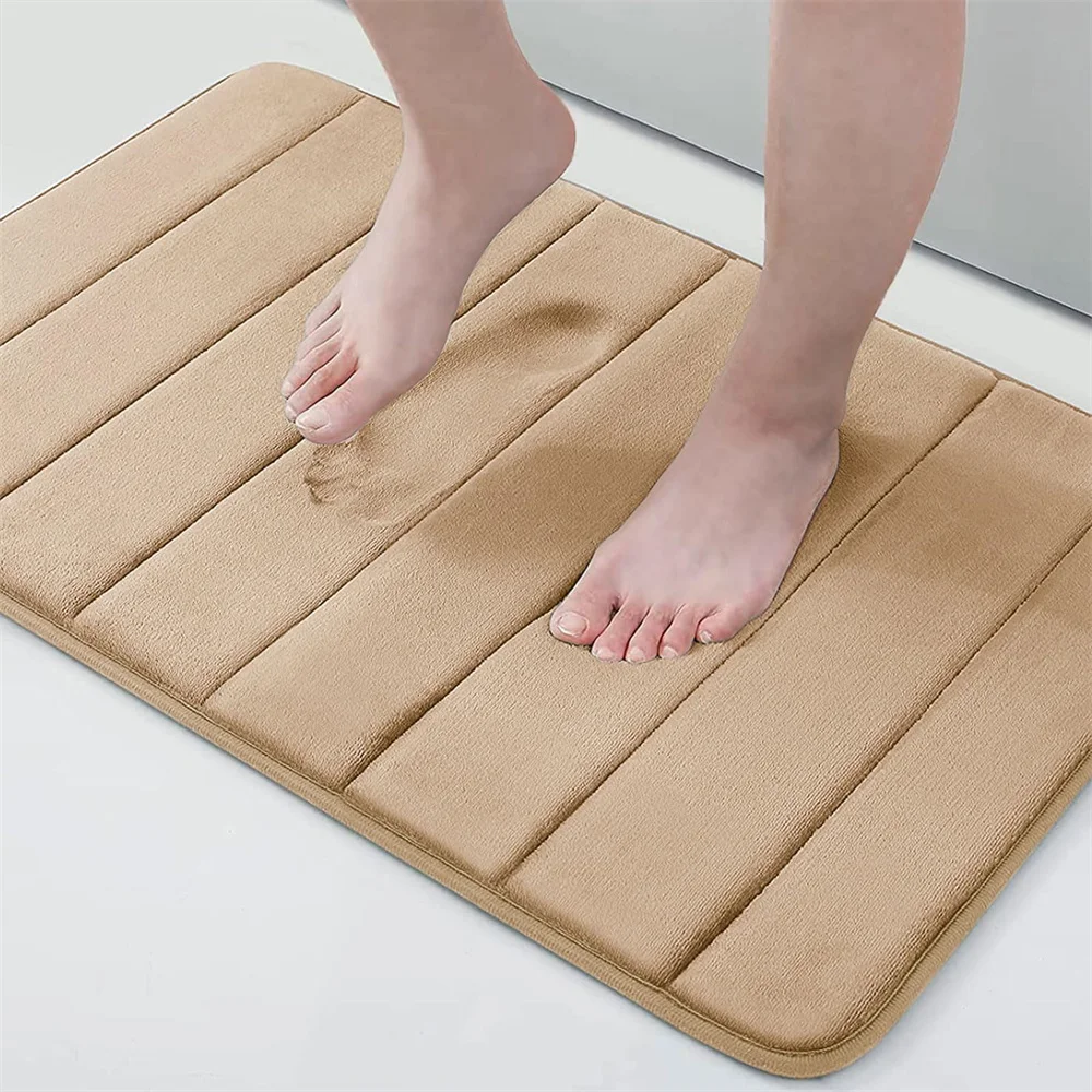Olanly Memory Foam Bath Mat Bathroom Non Slip Bath Rug Velvet Thick Soft Comfortable Water Absorbent Machine Washable Floor Mats
Olanly Memory Foam Bath Mat Bathroom Non Slip Bath Rug Velvet Thick Soft Comfortable Water Absorbent Machine Washable Floor Mats