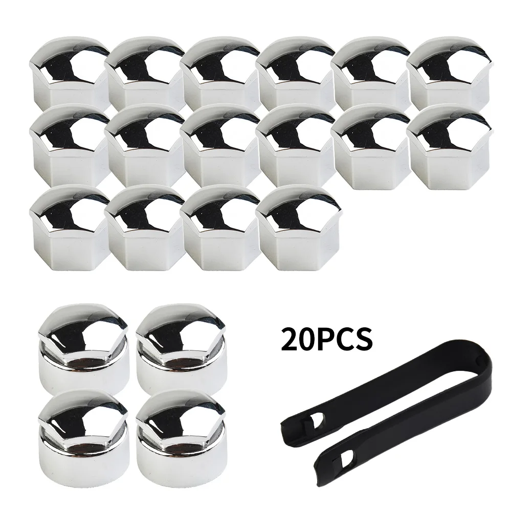 20PCS 17mm Chrome Nut Cap Wheel Bolts + Removal Tool Wheel Set Plastic High Quality For Any Car Wheels Accessories
20PCS 17mm Chrome Nut Cap Wheel Bolts + Removal Tool Wheel Set Plastic High Quality For Any Car Wheels Accessories