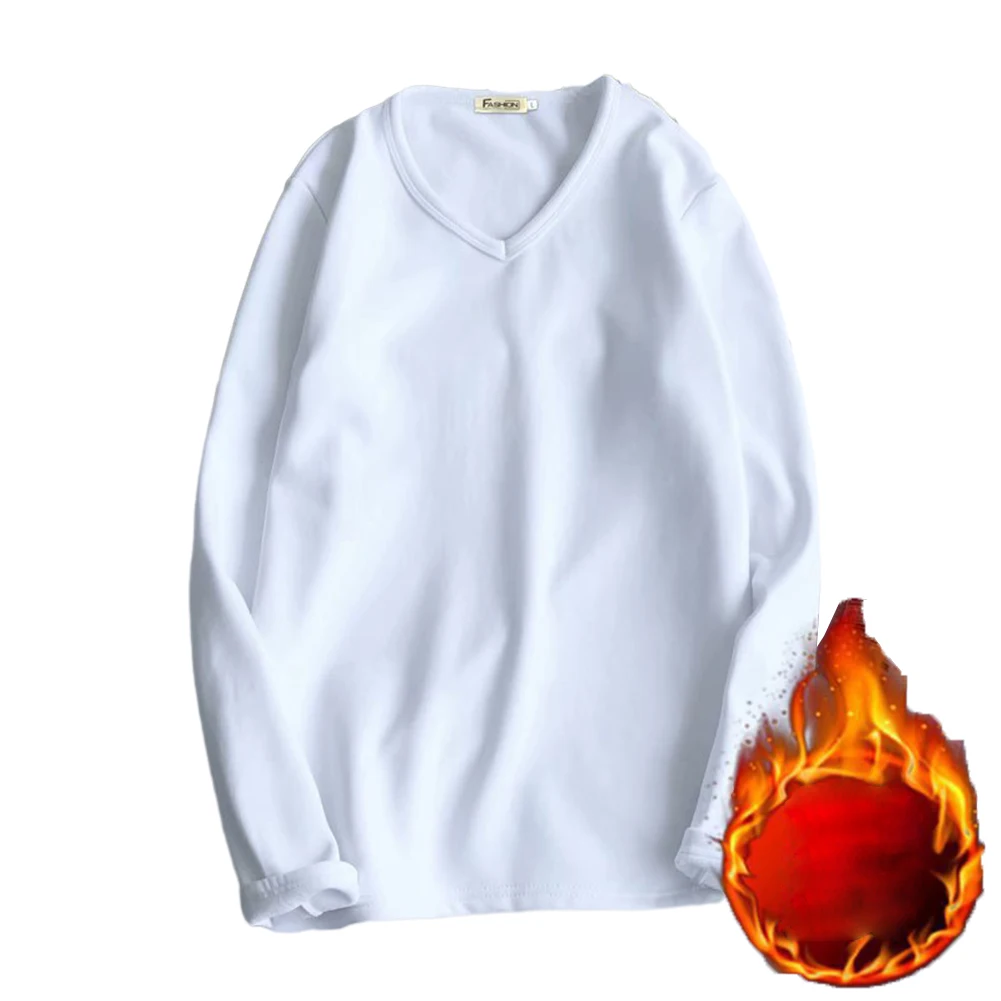 Men Thermal Fleece Lined T Shirt Soft Comfort Winter Warm Solid Tops Casual Long Sleeve Thicken Tops Tees Solid Shirt Pullover
Men Thermal Fleece Lined T Shirt Soft Comfort Winter Warm Solid Tops Casual Long Sleeve Thicken Tops Tees Solid Shirt Pullover