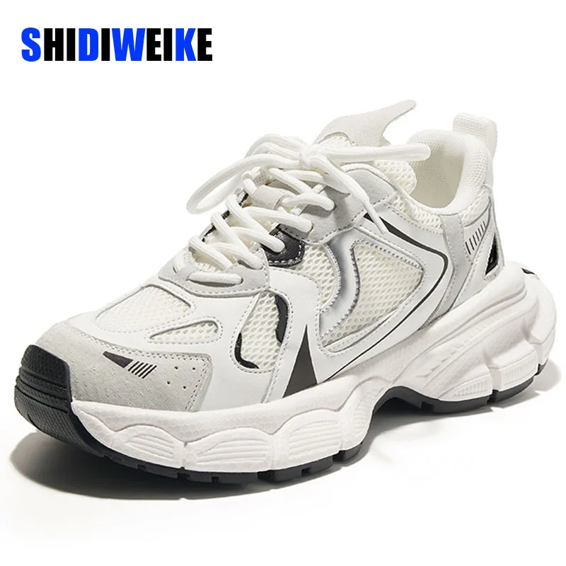 SDWK 5cm Women Sneakers Flats Platform Shoes Patchwork Thick Bottom Real Leather Round Toe Casual Ladies Sneakers Size 35-40
SDWK 5cm Women Sneakers Flats Platform Shoes Patchwork Thick Bottom Real Leather Round Toe Casual Ladies Sneakers Size 35-40
