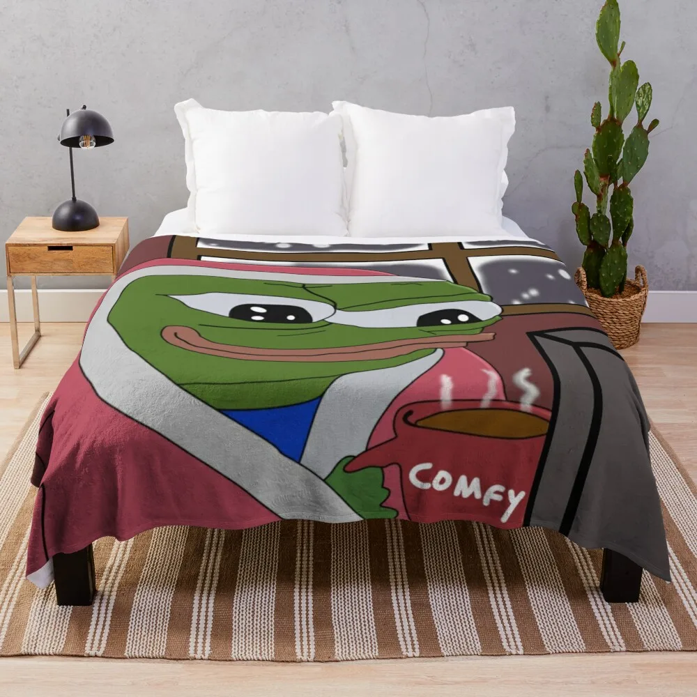 

Pepe Comfy Cozy Blanket Throw Blanket Comforter Blanket Softest Blanket Cute Blanket Beach Blanket