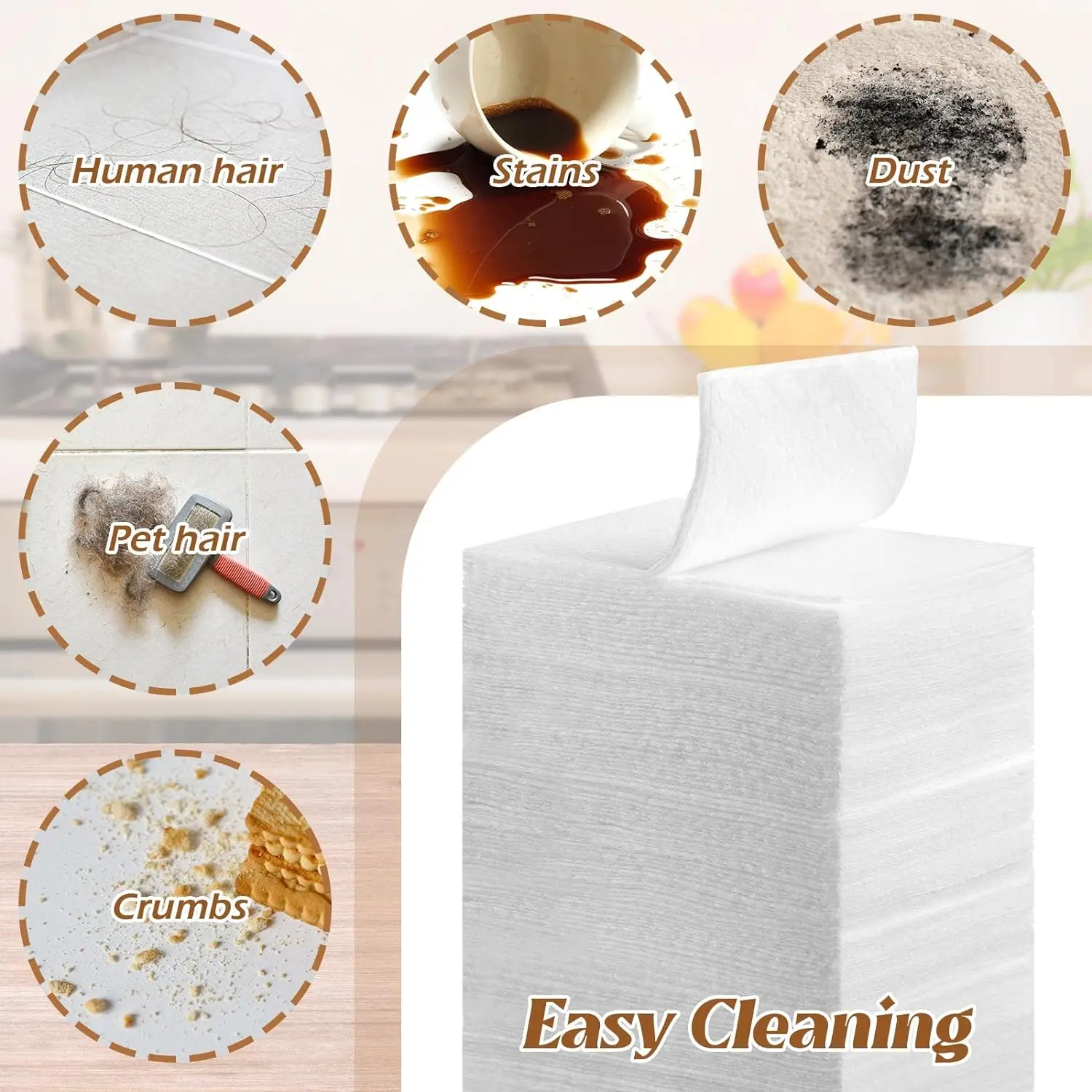 150 Count Dry Sweeping Cloths Dry Mop Refills Sweeper Dusting Cloth Disposable Duster Refills Mop Pad Floor Electrostatic Cloth
150 Count Dry Sweeping Cloths Dry Mop Refills Sweeper Dusting Cloth Disposable Duster Refills Mop Pad Floor Electrostatic Cloth