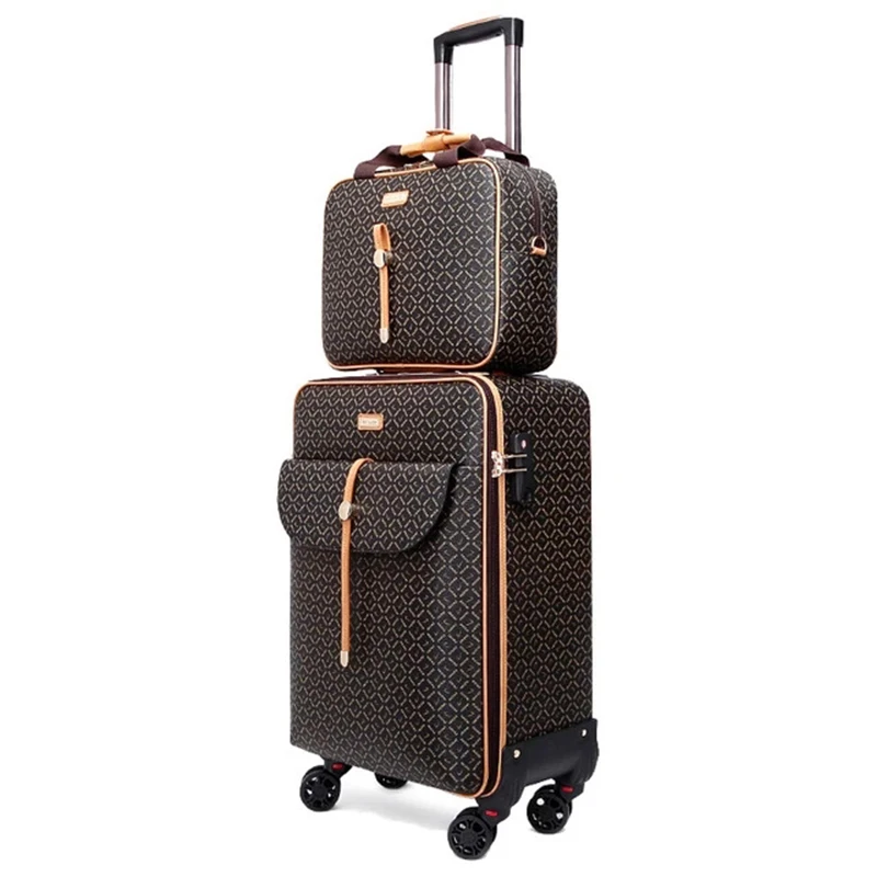 Fashion Vintage Suit Luggage With Handbag 16 Inch Suitcase 20"24" 28" Roller Trolley Case High Quality Business Travel Case
Fashion Vintage Suit Luggage With Handbag 16 Inch Suitcase 20"24" 28" Roller Trolley Case High Quality Business Travel Case