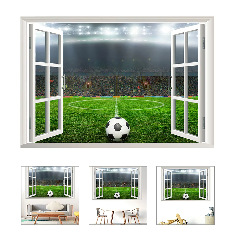 Soccer Football Stadium Decor Room Wall Decal Fake Window Stickers Decoration Posters Decals Walls
Soccer Football Stadium Decor Room Wall Decal Fake Window Stickers Decoration Posters Decals Walls