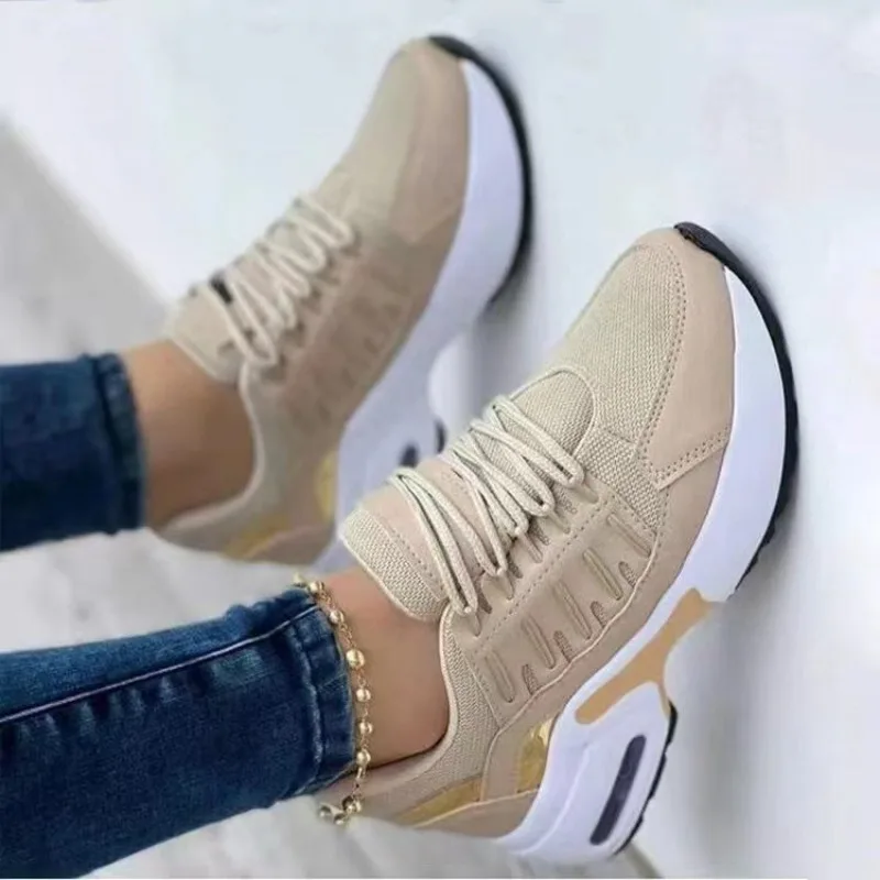 New Women Sneakers Platform Casual Shoes for Women Lace-up Mesh Breathable Anti-slip Women Vulcanized Shoes Zapatos Para Mujeres
New Women Sneakers Platform Casual Shoes for Women Lace-up Mesh Breathable Anti-slip Women Vulcanized Shoes Zapatos Para Mujeres
