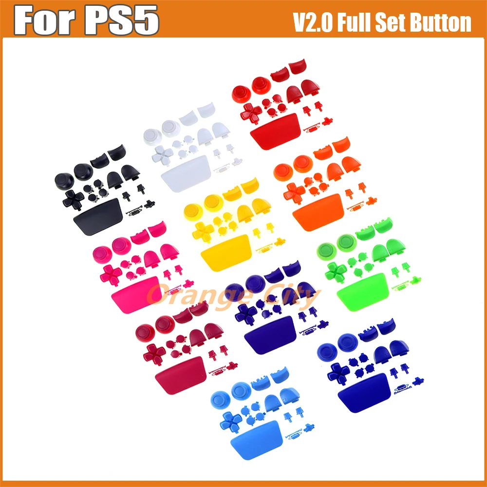 Комплект однотонных клавиш с D-pad R1, L1, R2, L2, ABXY, направление, полный комплект, искусственная кожа для PlayStation 5, PS5, V2.0
Комплект однотонных клавиш с D-pad R1, L1, R2, L2, ABXY, направление, полный комплект, искусственная кожа для PlayStation 5, PS5, V2.0