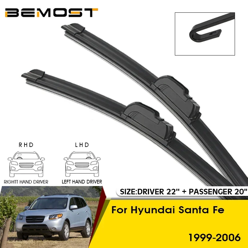 Car Wiper Blades For Hyundai Santa Fe 1999-2006 Windshield Windscreen Front Window Blades 22"+20" Car Accessories
Car Wiper Blades For Hyundai Santa Fe 1999-2006 Windshield Windscreen Front Window Blades 22"+20" Car Accessories
