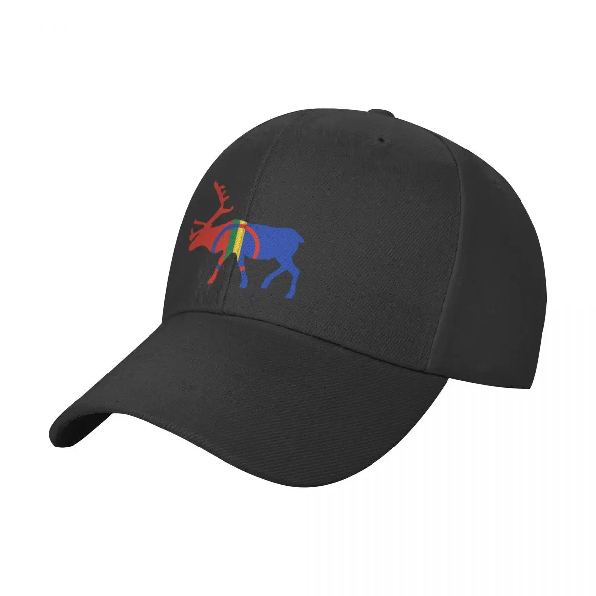 

sami reindeer emblem. Baseball Cap Rave Golf Cap Gentleman Hat Baseball For Men Women's