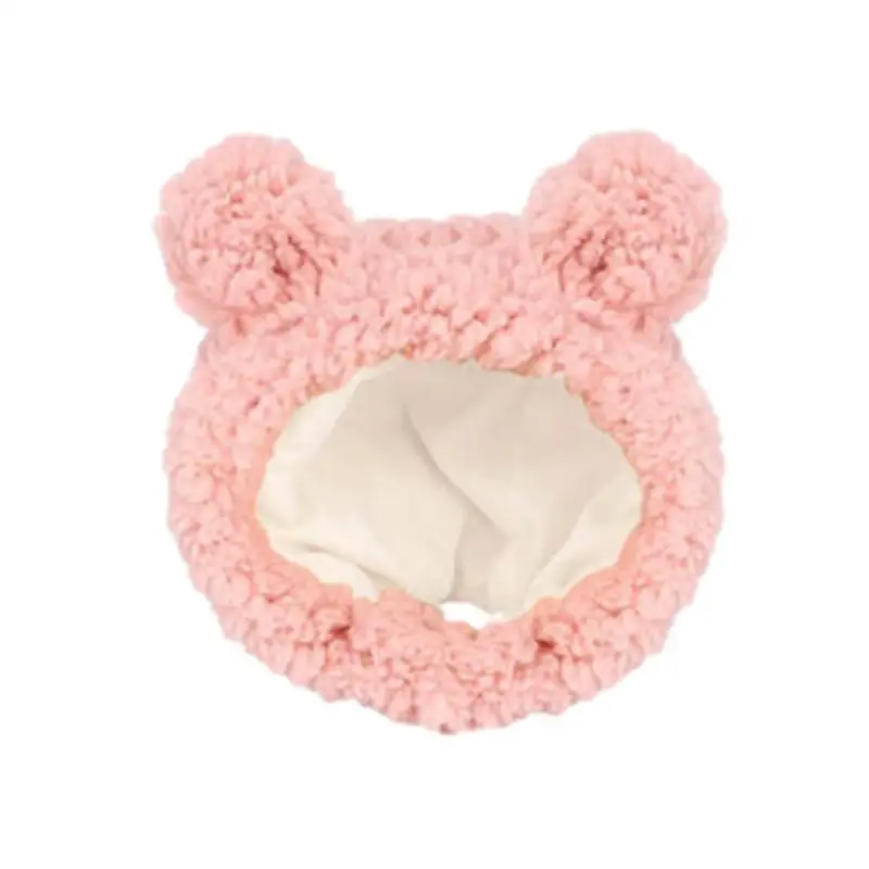 

Pet Bear Headwear Dog Costume Warm Hat Breathable Small Kitten Costume Pet Hat Headwear For Pets Puppies Cats Dog Accessory