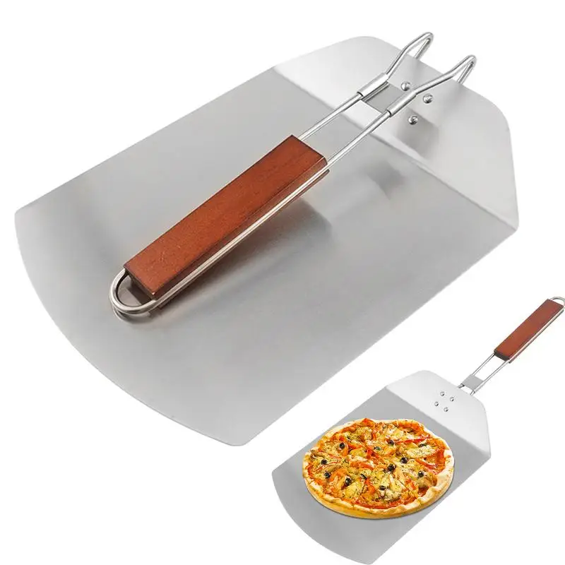 18X7inch Stainless Steel Pizza Peel Pizza Paddle Metal Pizza Spatula with Foldable Handle Baking Homemade Pizza Tool
18X7inch Stainless Steel Pizza Peel Pizza Paddle Metal Pizza Spatula with Foldable Handle Baking Homemade Pizza Tool